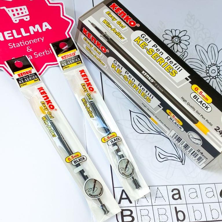 

⸨ViG♛⸩ ⭐️ Refill pulpen kenko gel KE-SERIES isi 24pcs |Best.produk