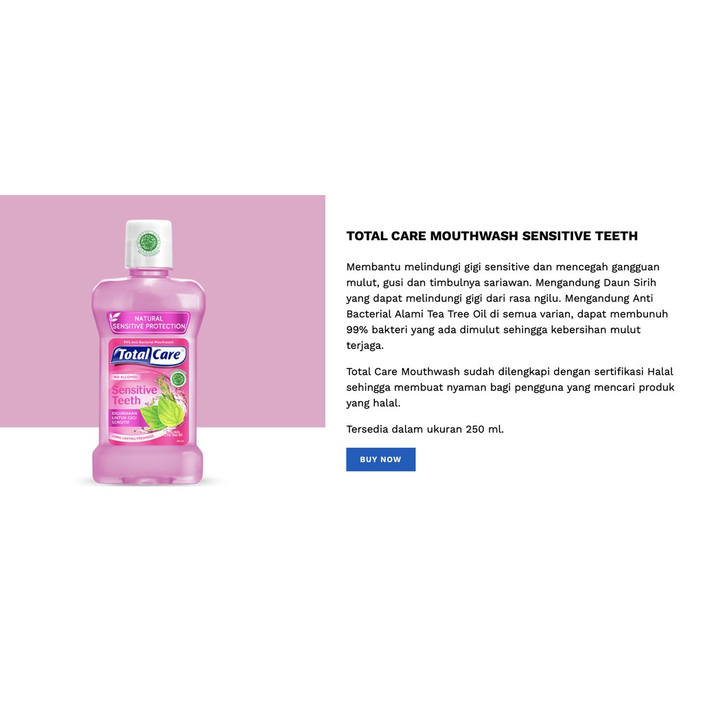 Total care Mouthwash Sensitive Teeth
