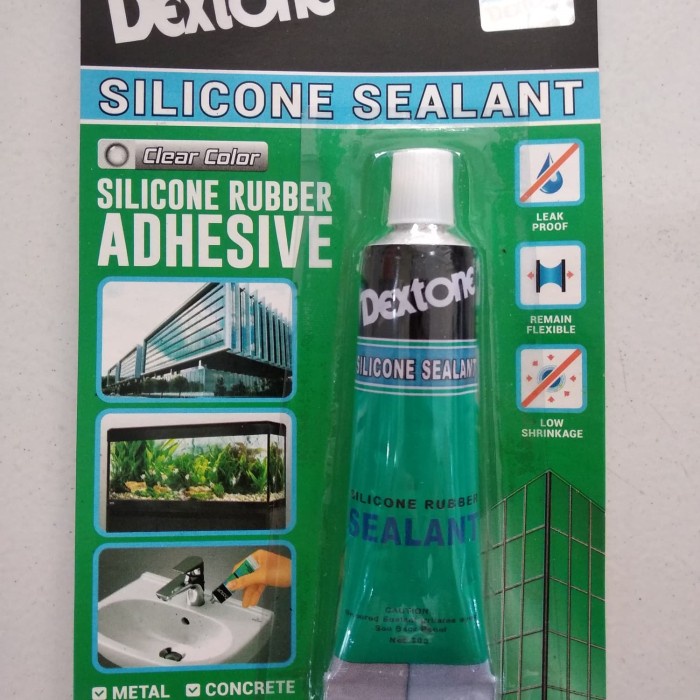 

Lem Kaca Silicone Sealant Dextone 30 Gram