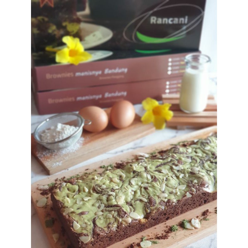 

Brownies Panggang - Choco Greentea