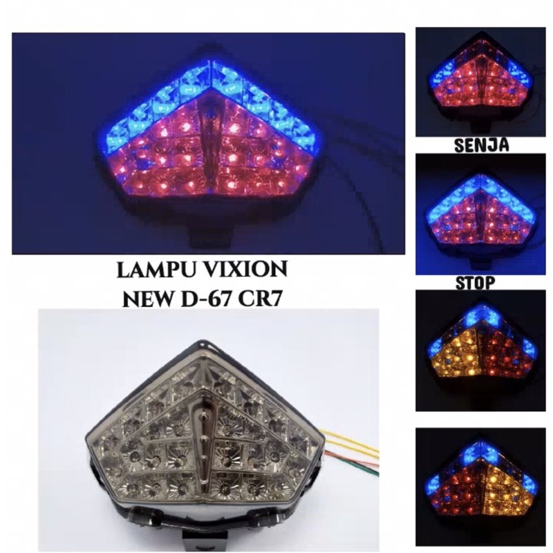 STOP LAMP VIXION NEW NVL &amp; nva lampu stop yamaha vixion new 3in 1