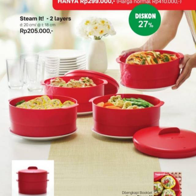 Tupperware steam it..
