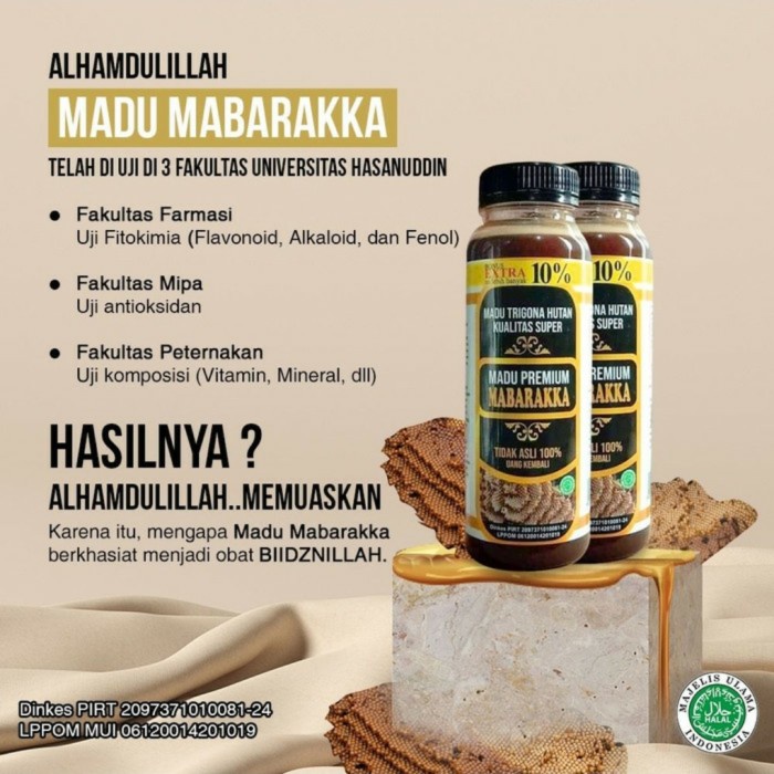 

(BISA COD) madu trigona mabarakka - tanpa extra 10%