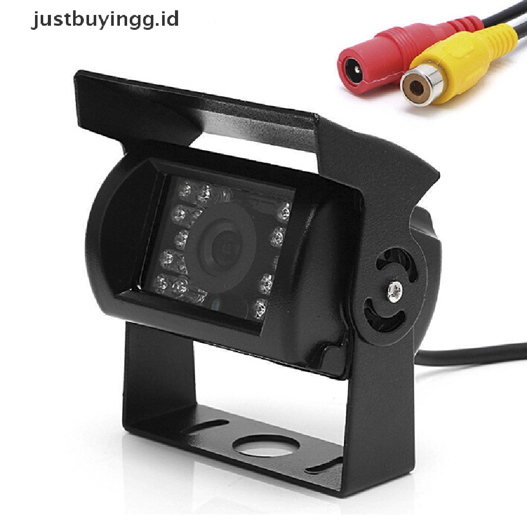 (Justbuyingg.Id) Kamera Mundur / Parkir Mobil / Truk / Bus 18 Led Ir Night Vision