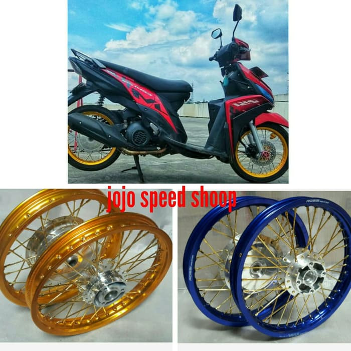 PROMO velg variasi yamaha mio m3. ring 14. rossi.