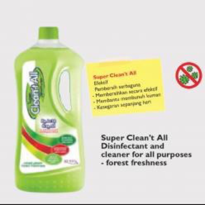 My way mesir Super CLEANT all / clean disinfektan cleaner for all purpose  pembersih serbaguna