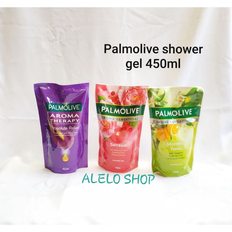 Palmolive body wash 450 ml sabun mandi cair palmoliv bodywash shower gel 450ml refill pouch refil