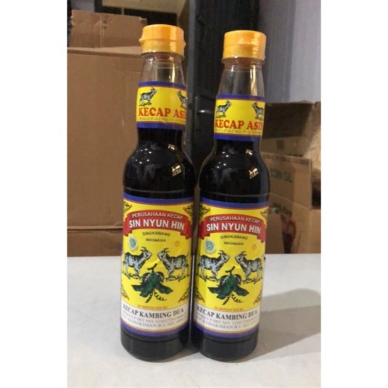 

kecap asin kambing kembar ( sin nyun hin)620 ml