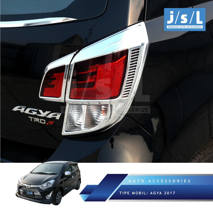 New Agya 2017 Tail lamp garnish / Garnish lampu belakang Agya 2017
