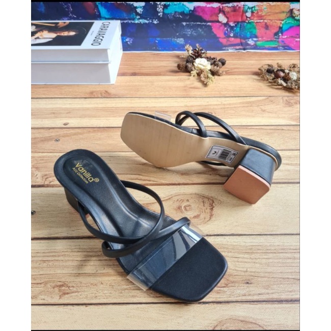 ABBUSHOES Us 110 hak tahu anggel slempang sol crem 5cm