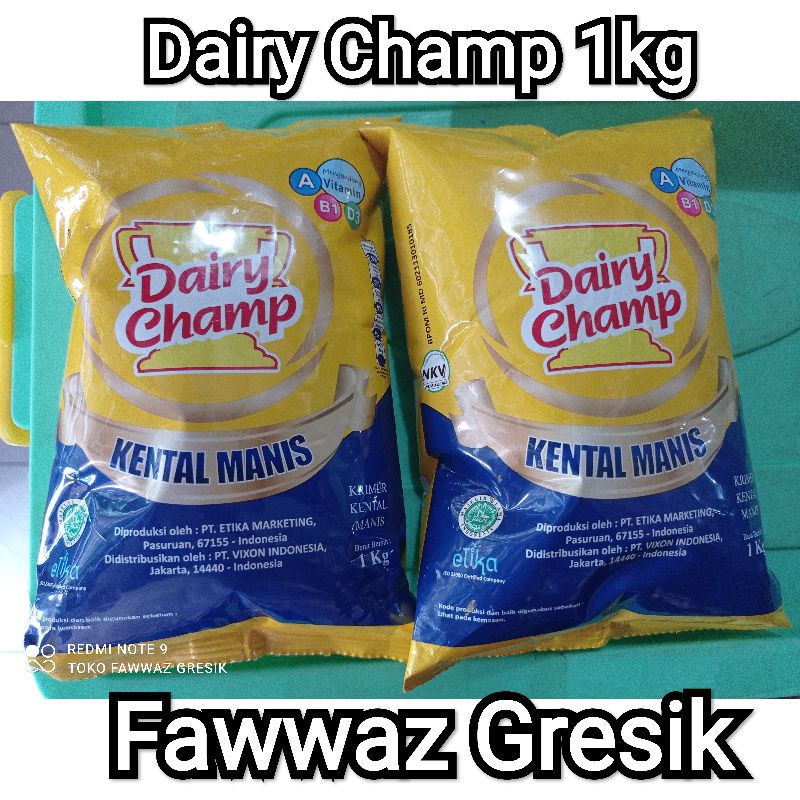 

Susu Krimer Kental Manis Dairy Champ 1kg / Dairy Champ Susu Kental Manis Krimer 1 kg