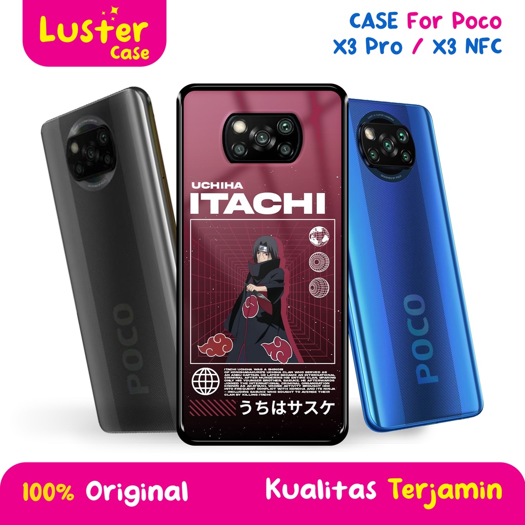 Case POCO X3/X3PRO/X3 NFC Case HP Premium Glossy [ NARUTO ] Casing HP - Softcase Glossy - Softcase P