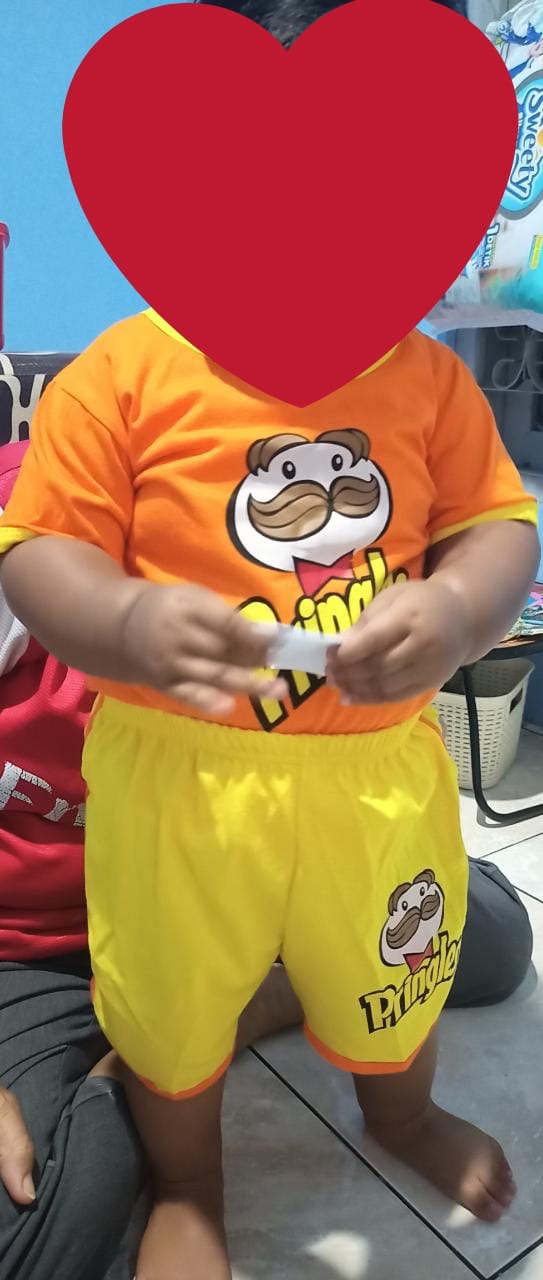 Baju set kaos anak setelan anak CHUPA PRINGLES STARBUCK