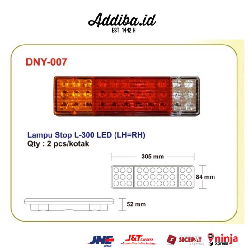 Lampu Rem Belakang Stop Lamp L 300 LED