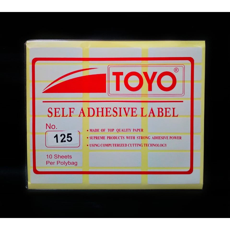 

LABEL NAMA STIKER 125 ( 16 X 31 MM ) ISI 10 LEMBAR NAME LABEL