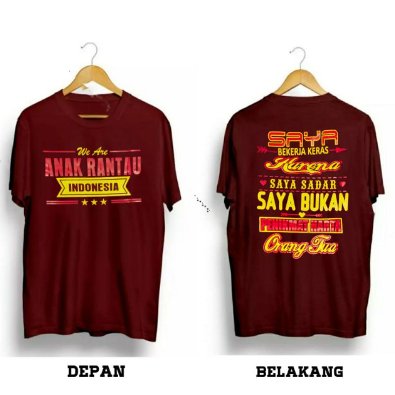 Kaos distro anak rantau indonesia / kaos anak rantau indonesia / kaos anak rantau / kaos rantau