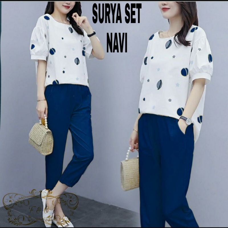 SET CELANA SURYA FASHION, BABYTERRY, SETELAN