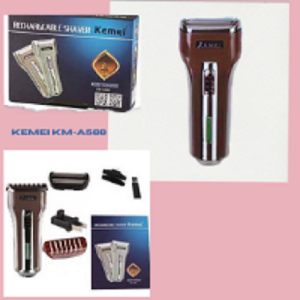 Kemei Shaver KM-A588 Alat cukur kumis dan jenggot 2 in 1 KMA588