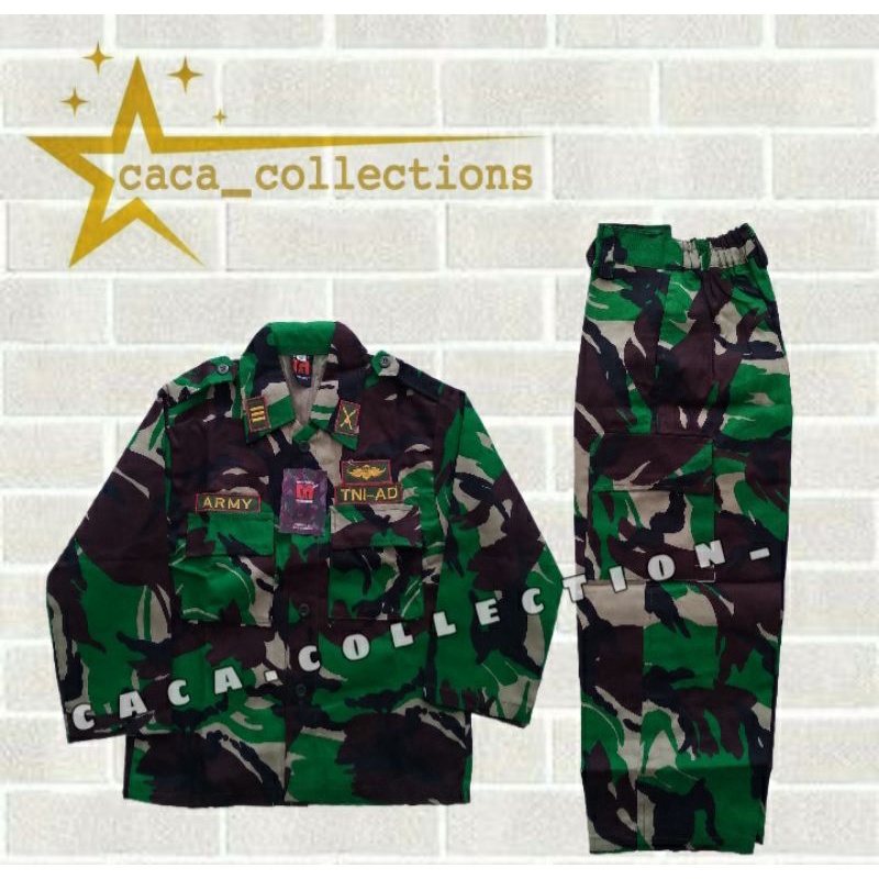 Setelan PDL anak Loreng Malvinas