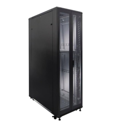 IR11542G - 42U Close Rack Depth 1150mm Glass Door 19&quot; - INDORACK