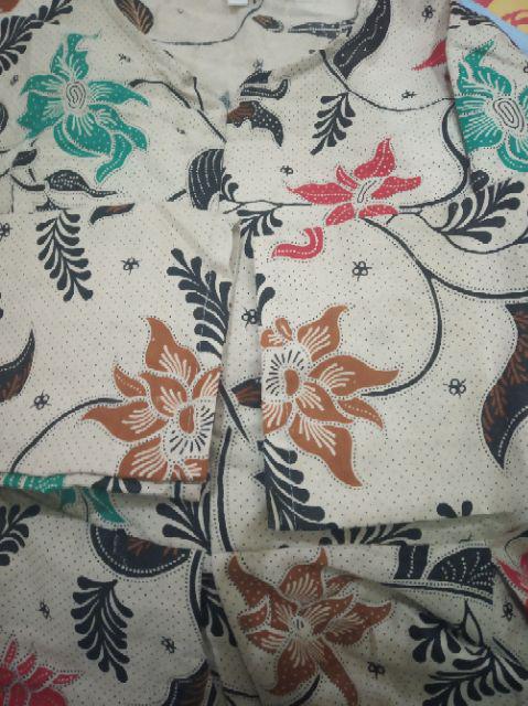 Gamis Batik Pekalongan S M L Xl Xxl 3xl 4xl 5xl 6xl 7xl
