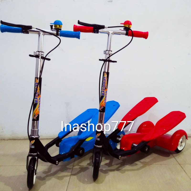 Skuter Scooter Anak A105 / Scooter Dual Pedal Injak Roda 3