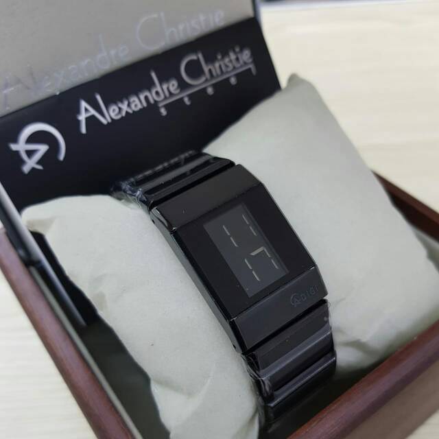 Jam Tangan Alexandre Christie Digital Cewek Wanita Cowok Pria AC9100 AC 9100 Original