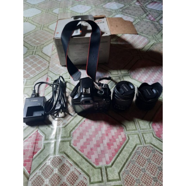 canon eos 1100d lensa kit + fix youngno