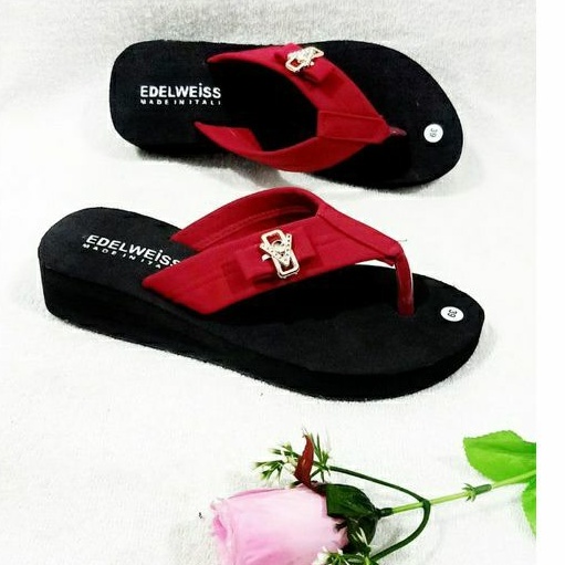 SANDAL JEPIT WANITA TERBARU - WEDGES WANITA - SANDAL JAPIT WANITA (HAMBEK)