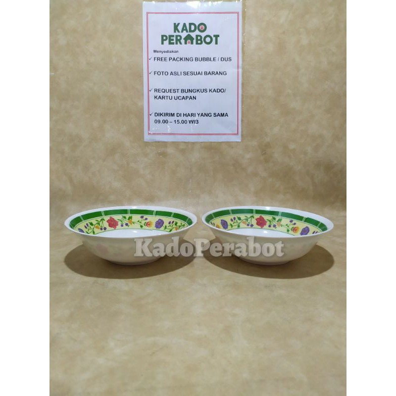 mangkok melamine meishing T907- mangkok kembang cantik- mangkok motif