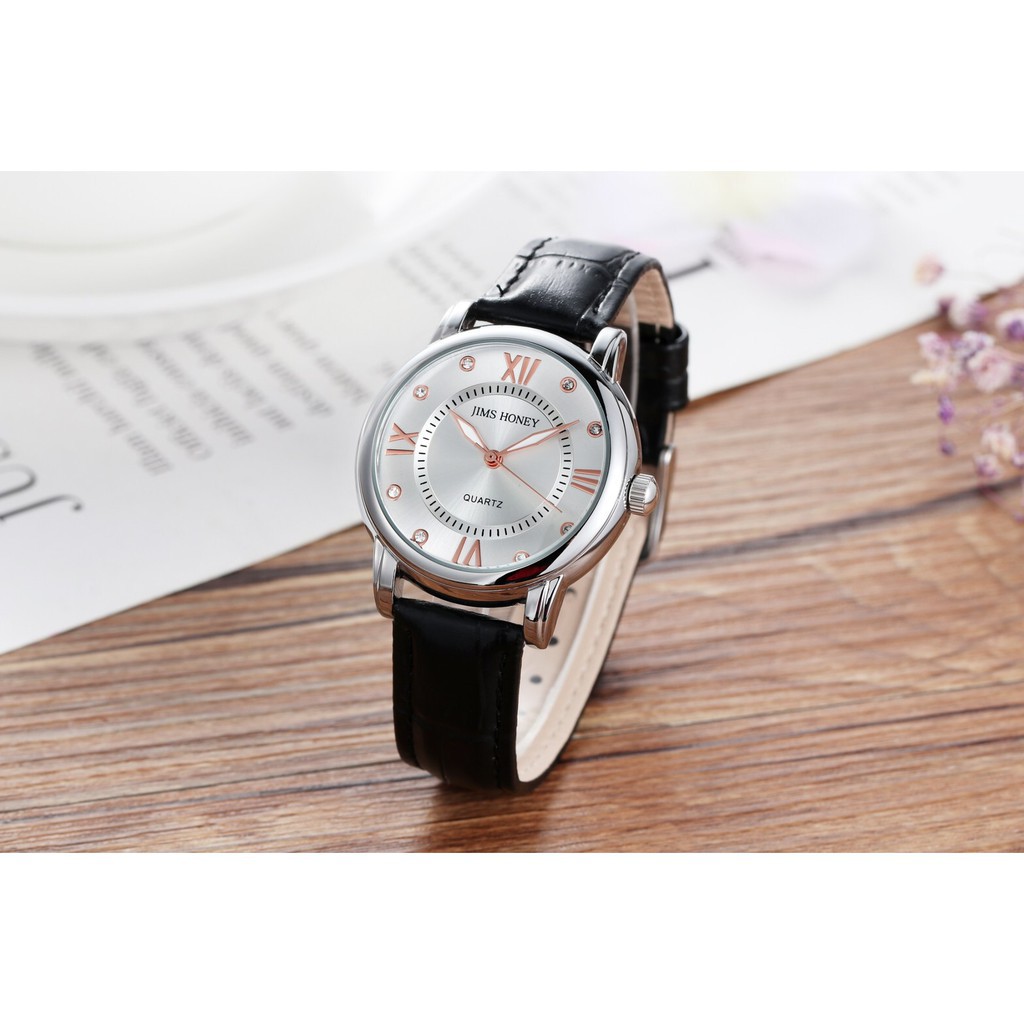 CEWEK STAINLESS TAHAN AIR BERKUALITAS TERLARIS//  JT 8188 JIMSHONEY Jam Tangan Wanita