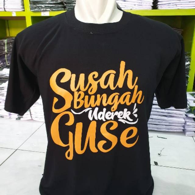 [COD] Kaos Santi | kaos susah bungah nderek guse | kaos Santri nderek Kyai terlaris