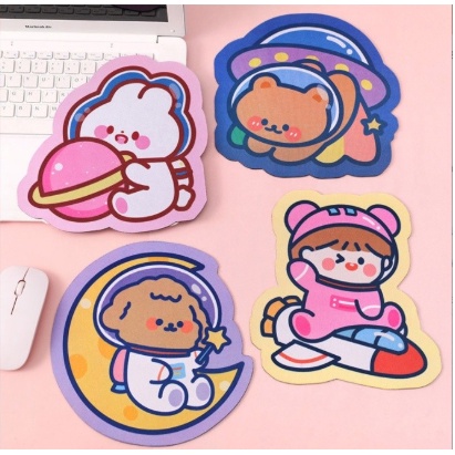 HCBS - Mouse Pad lentur karakter Gambar lucu