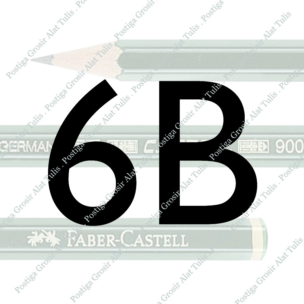 

Pensil Faber Castell 6B ORIGINAL