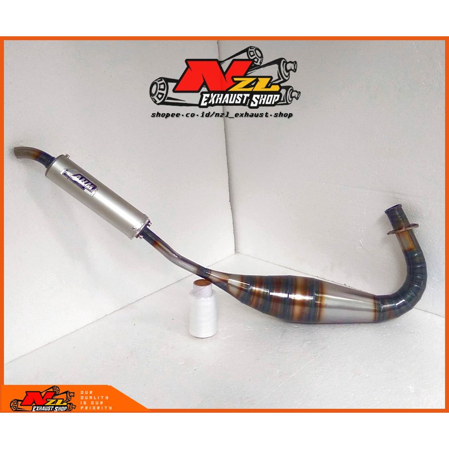 AHM Knalpot ninja 150 R /RR plat karat