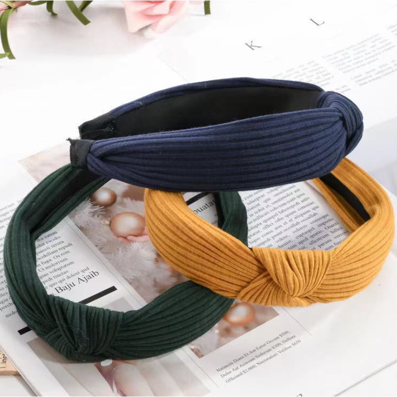 BAJ Bando Korea Bandana Wanita Murah Bando Polos Headband Korea Fashion Bando Simpul Aksesoris Rambut Wanita Import High Quality IR067