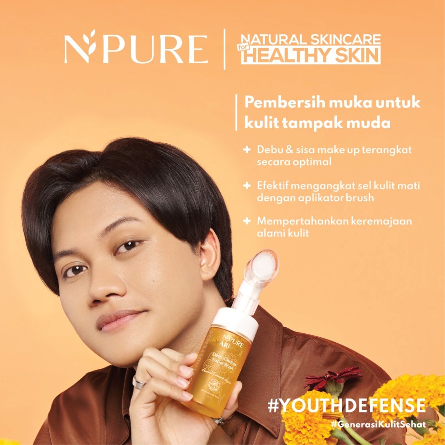 NPURE Marigold Anti Aging Series | Face Toner Serum Facial wash Moisturizer