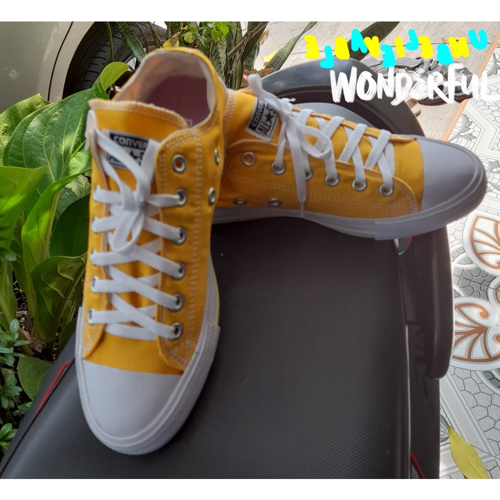 Sepatu All-star Sepatu Convers CT Sepatu All-star Termurah Sepatu Al-star Terlaris Sepatu Allstar Ct kuning