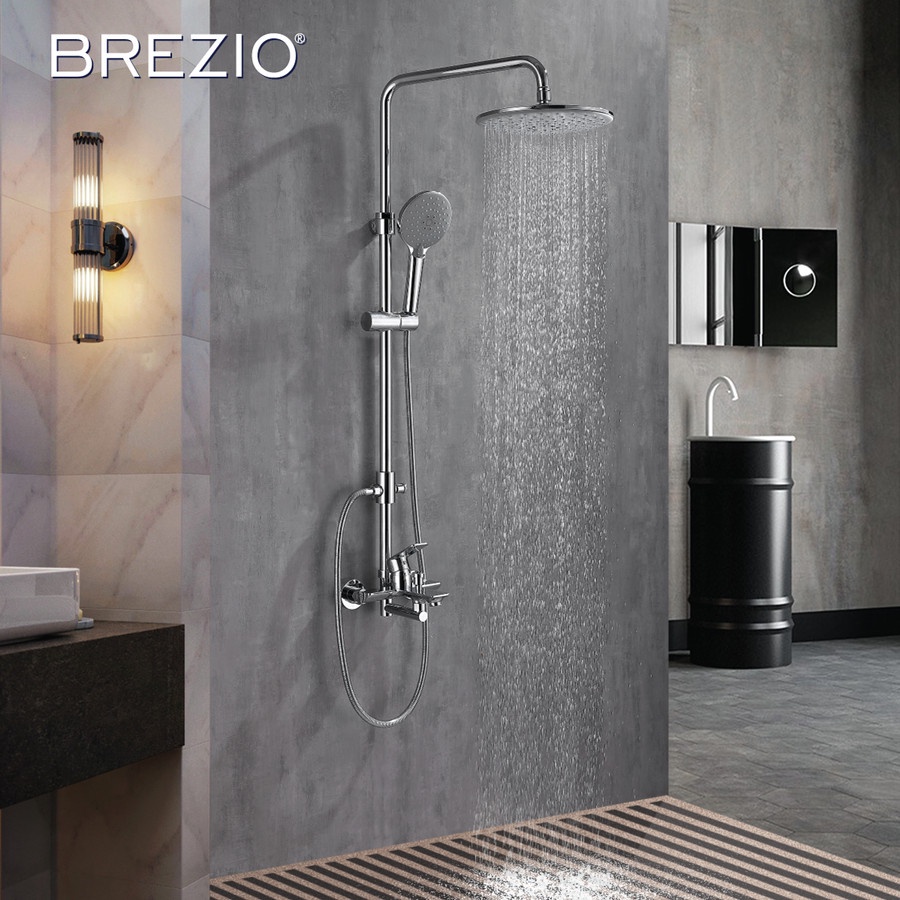 BREZIO FCBZ 1203 SHOWER TIANG COLUMN SET KERAN KRAN PANAS DINGIN MANDI