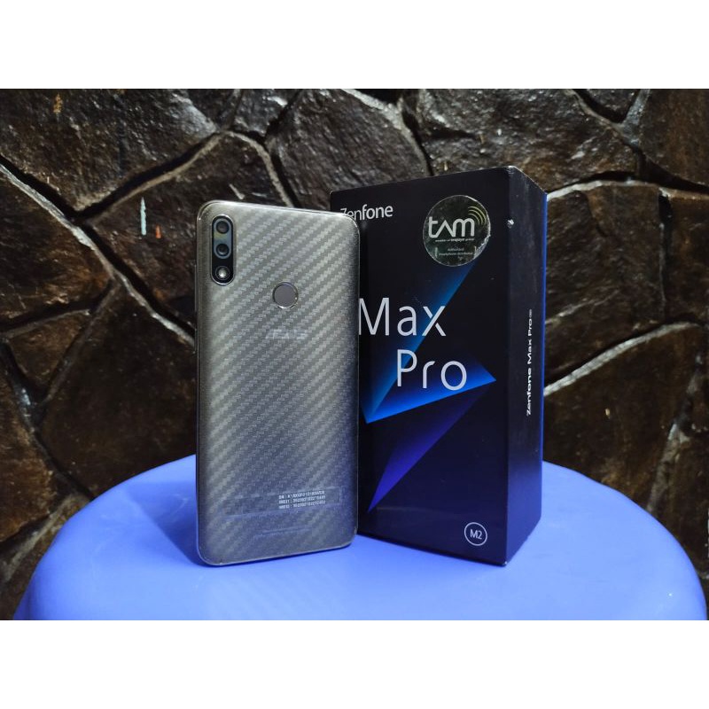 HP Second/seken/bekas Asus Zenfone Max Pro M2 4/64 Fullset Mulus 98%