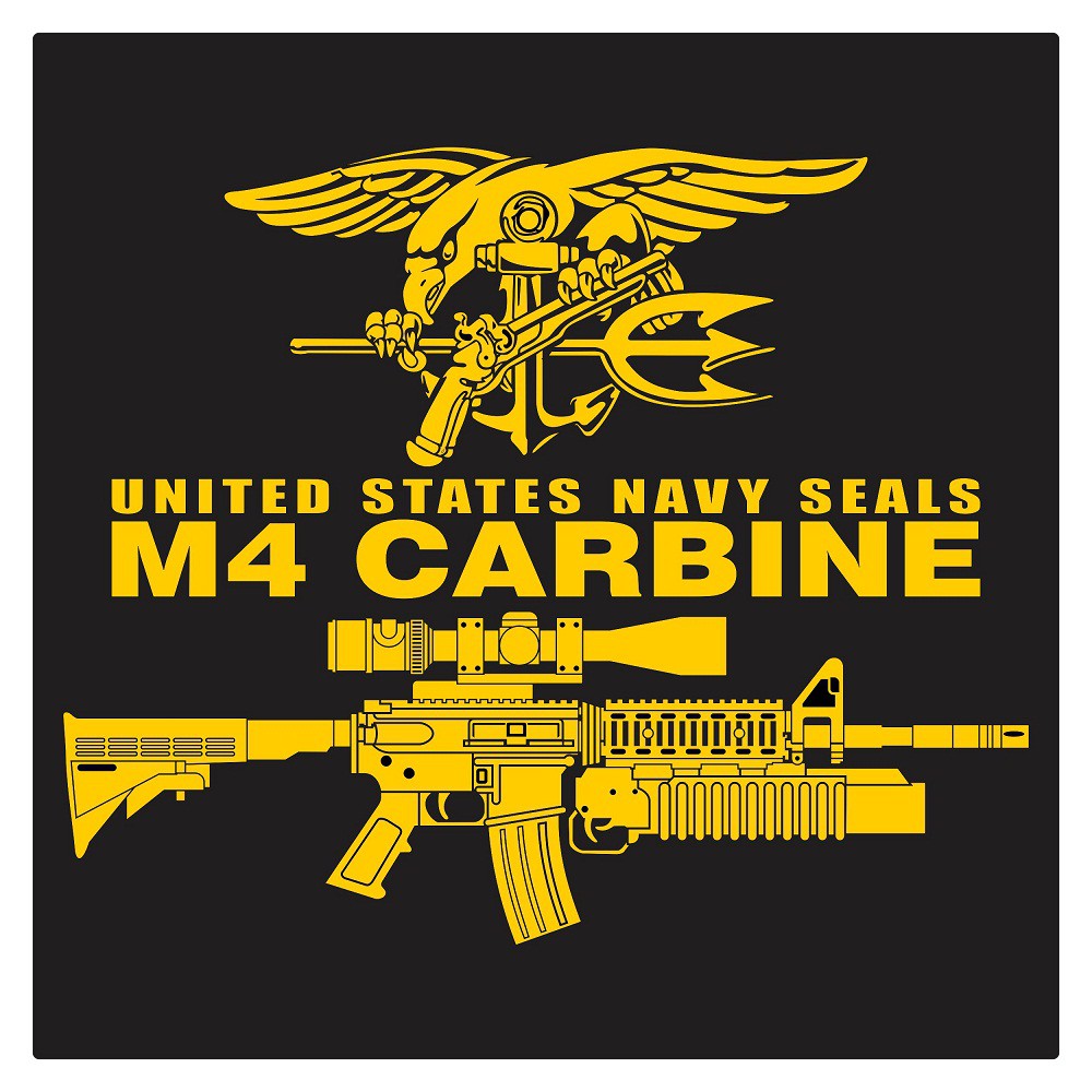 US Navy Seals M4 Carbine series 10, Cutting Sticker