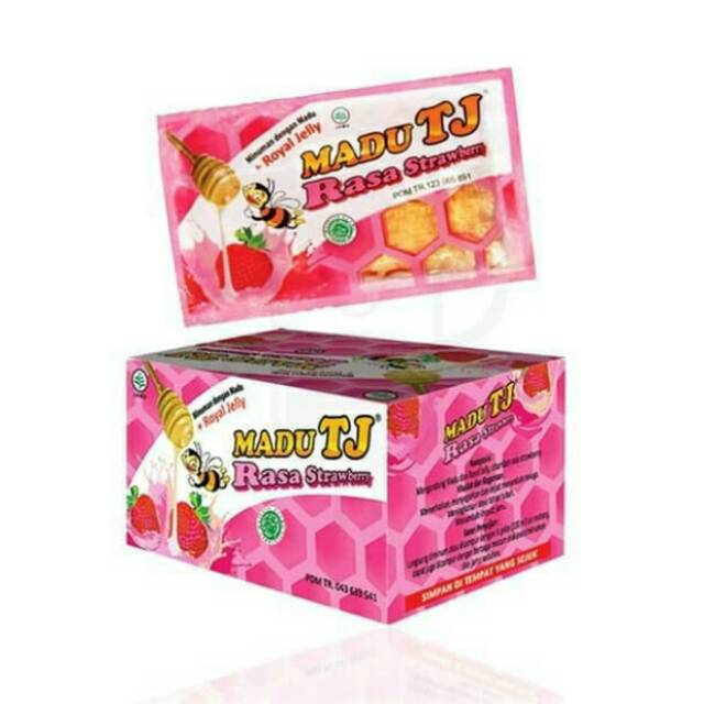 

Madu TJ box 12sachet ×20gram jeruk/stawbery