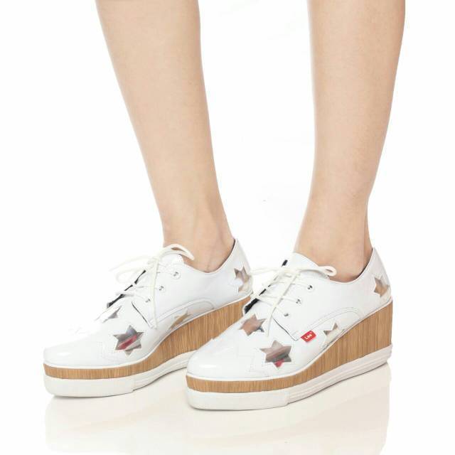 BEST QUALITY LeeShoes Sepatu stella bintang MERK LEE ORIGINALWedges