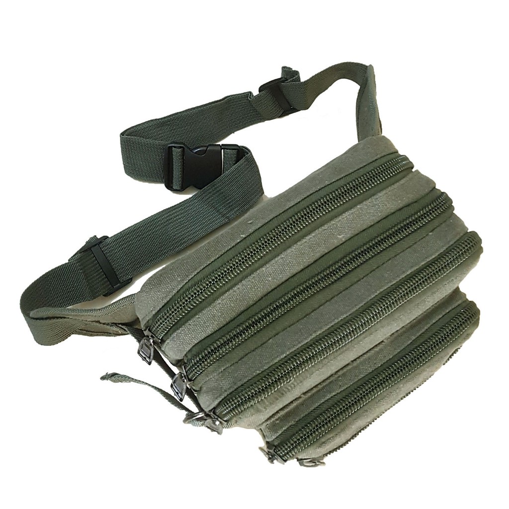 Tas Pinggang Pria/Waistbag Import Kanvas Polo Change dan #8911
