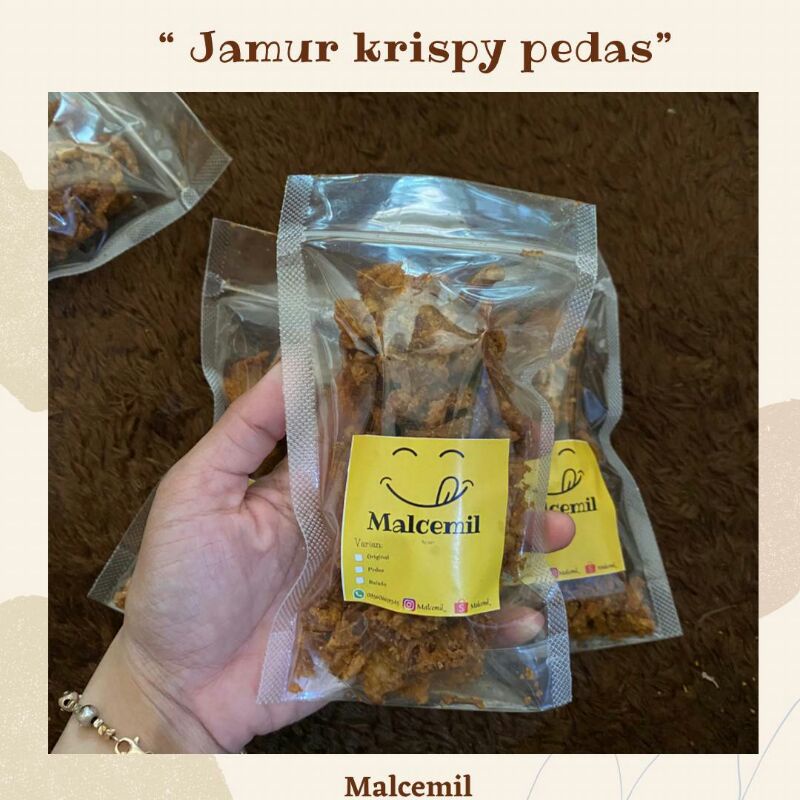 

[COD] JAMUR KRISPY HOME MADE 80GR PEDAS ENAK GURIH