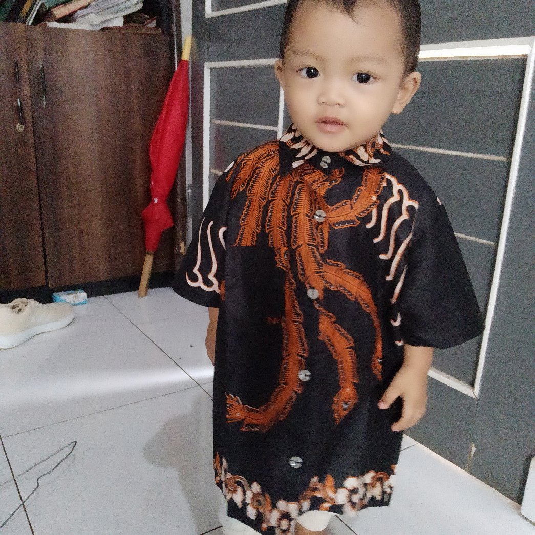 Maura Couple - Sania Ruffle Batik Couple Ori Ndoro Jowi Dnt Garansi