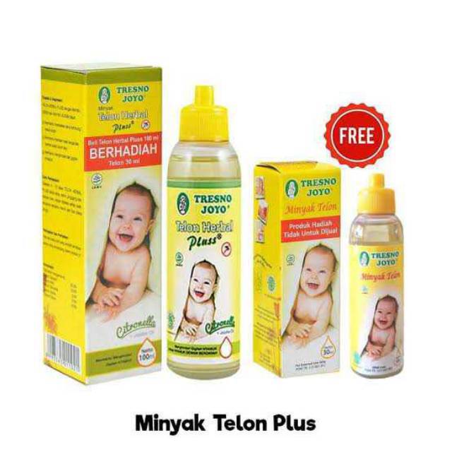 Minyak telon citronela tresnojoyo (100 ml +bonus 30ml ) || minyak telon tresnojoyo ( 100 ml  + bonus 30 ml ) || minyak telon || minyak telon murah || minyak telon original