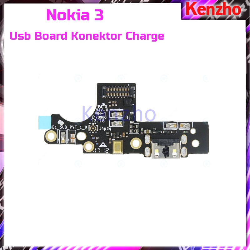 Nokia 3 Usb Board Konektor Charge