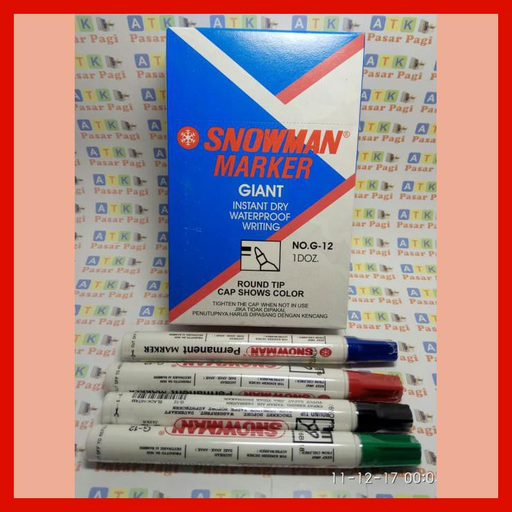 

SPIDOL PERMANENT MARKER SNOWMAN G12