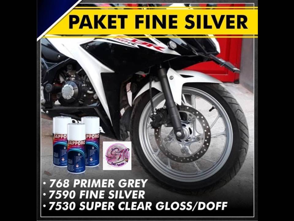 Paket Cat velg Fine silver 7590 / Sapporo Spray